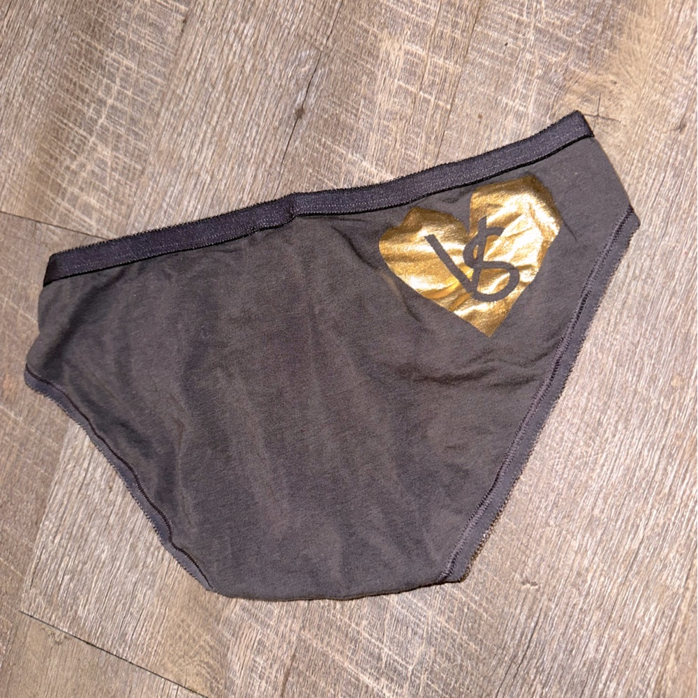 Victoria Secret vintage gold and heather gray panty